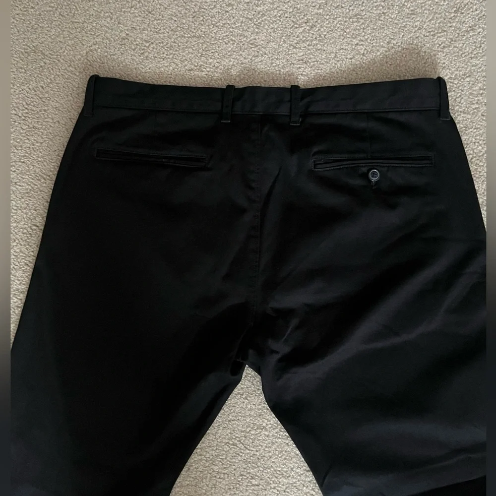 Men’s J. Crew Black Stretch Pants size 35 X 32